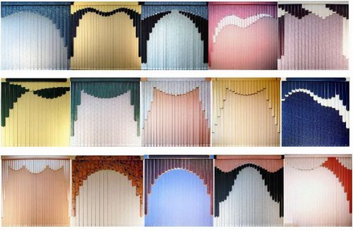 Мультифактурные жалюзи (41 фото): дизайн вертикальных тканевых моделей в интерьере кухни