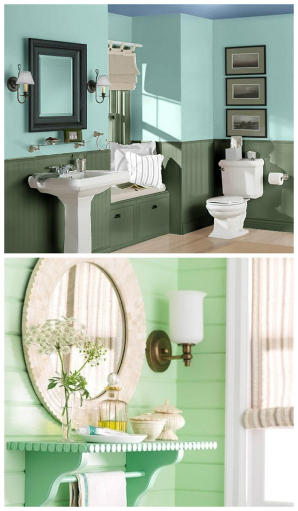 Яркие цвета в дизайне ванной