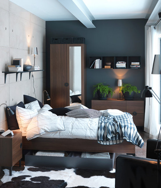 Фотография: Спальня в стиле Лофт, Современный, Интерьер комнат, IKEA – фото на InMyRoom.ru