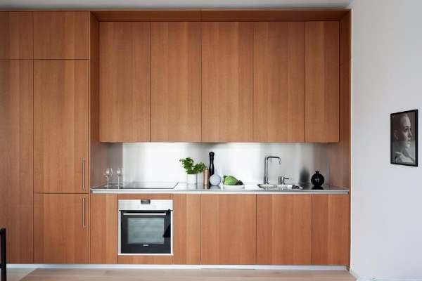 Современный дизайн кухни в маленьких квартирах студиях 30 кв м
