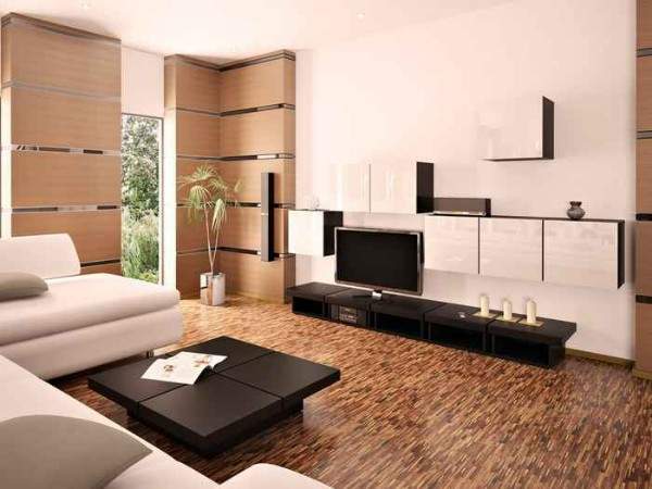 Дизайн интерьера двухкомнатной квартиры в стиле минимализм - фото подборка