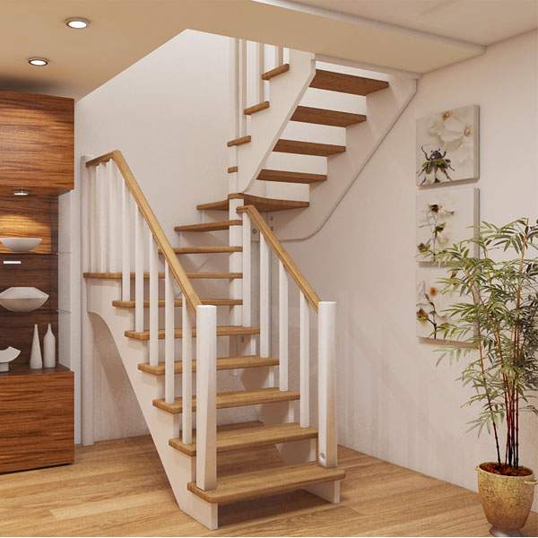 Виды лестниц в частном доме по форме и материалам