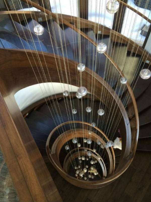 Дизайн лестницы в частнои доме, фото 2