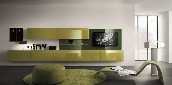 модульная мебель для гостиной с угловым шкафом, фото 21