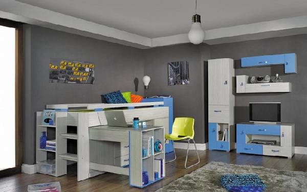 модульная мебель для детской комнаты для мальчика, фото 3
