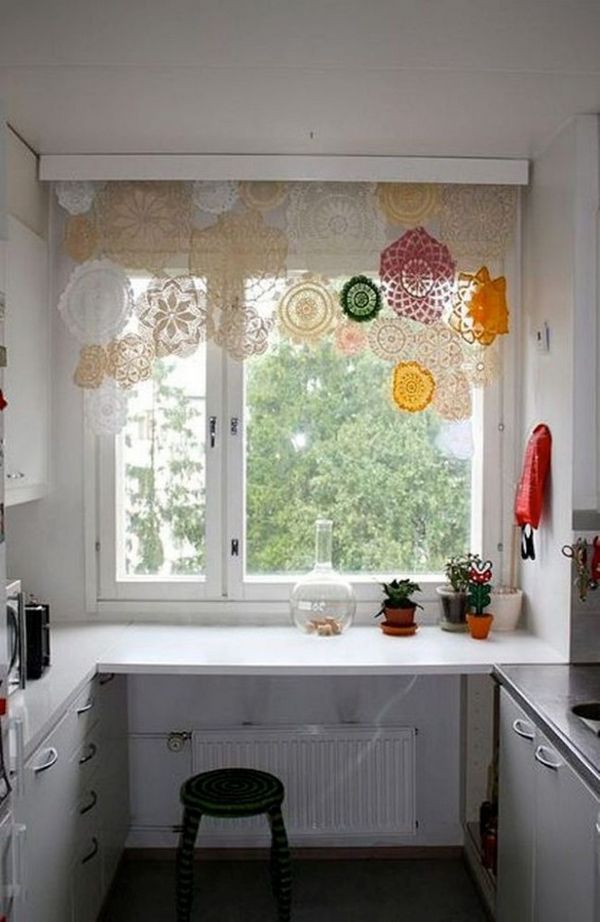 красивые тюли шторы на кухню, фото 36
