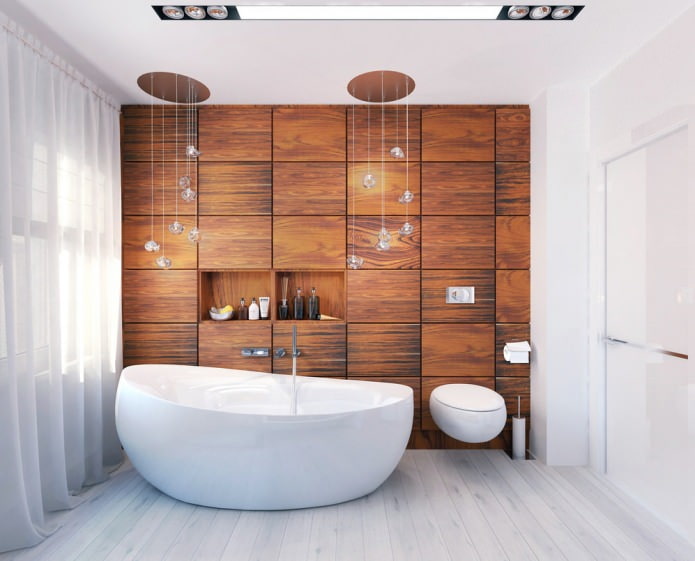 Дизайн интерьера красивой ванной 8 кв. м.
