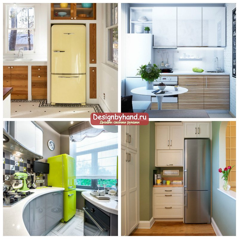 Дизайн маленькой кухни с холодильником: 40 фото и идей