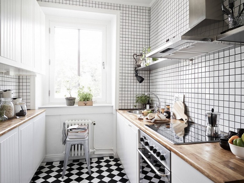 Параллельная планировка кухни: 50+ фото примеров, практические советы от дизайнеров