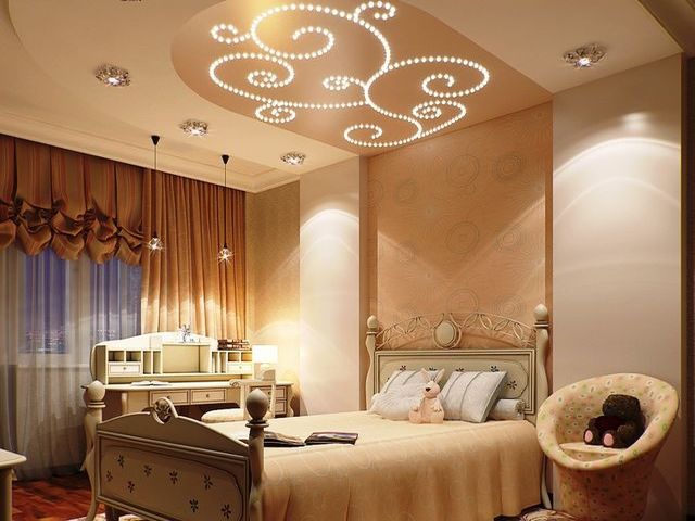Потолок в спальне - это важный элемент декора, способный с самого утра зарядить позитивом и придать рабочее настроение