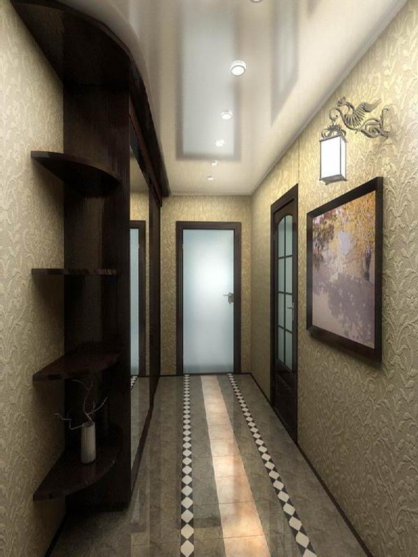 Мебель для узкого коридора можно подобрать не только красивую, но и функциональную