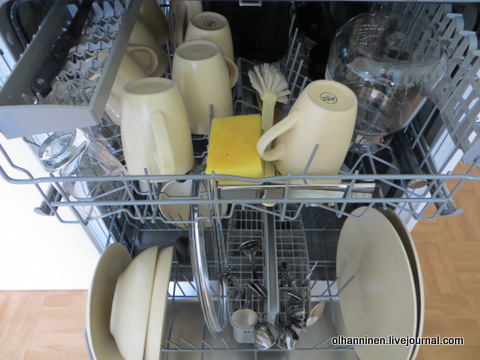 18 щетка и губка в посудомойке