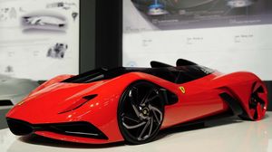 Превью обои модель, феррари, ferrari