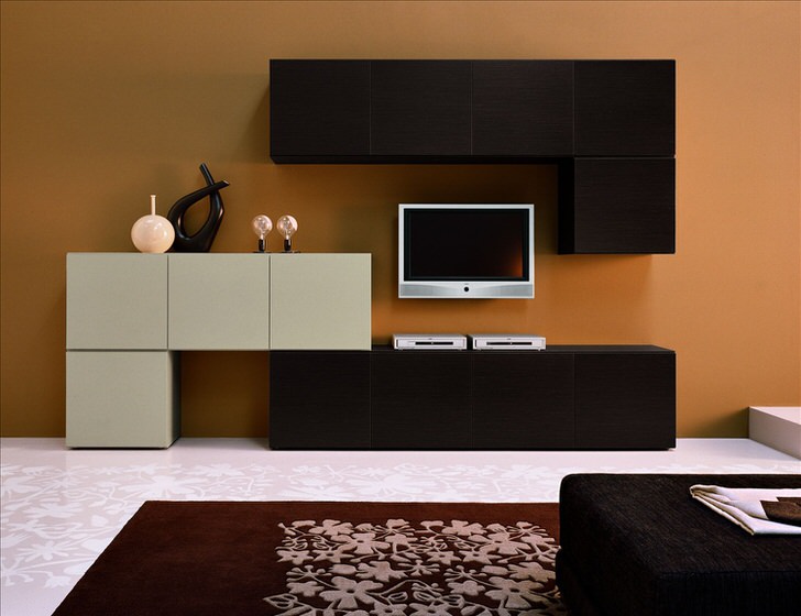 "Кубик рубик" для гостиной в стиле минимализм. Модульные секции находка для современных стилей.