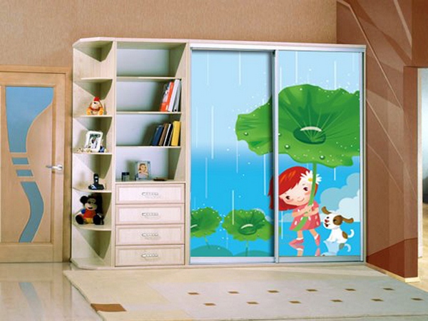 Дизайн детского шкафа купе