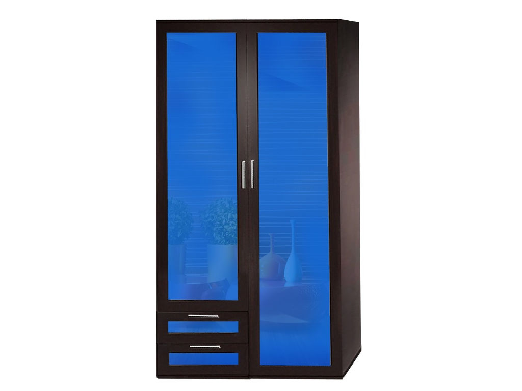 Шкаф с синим фасадом