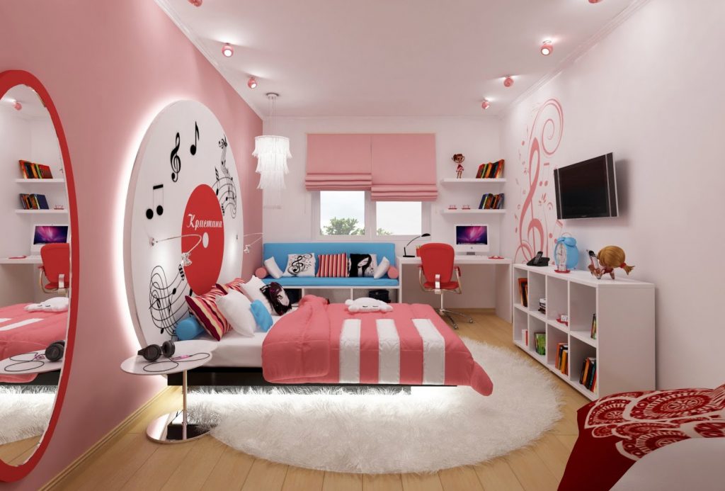 Комната для девочки-подростка - стили для спальни