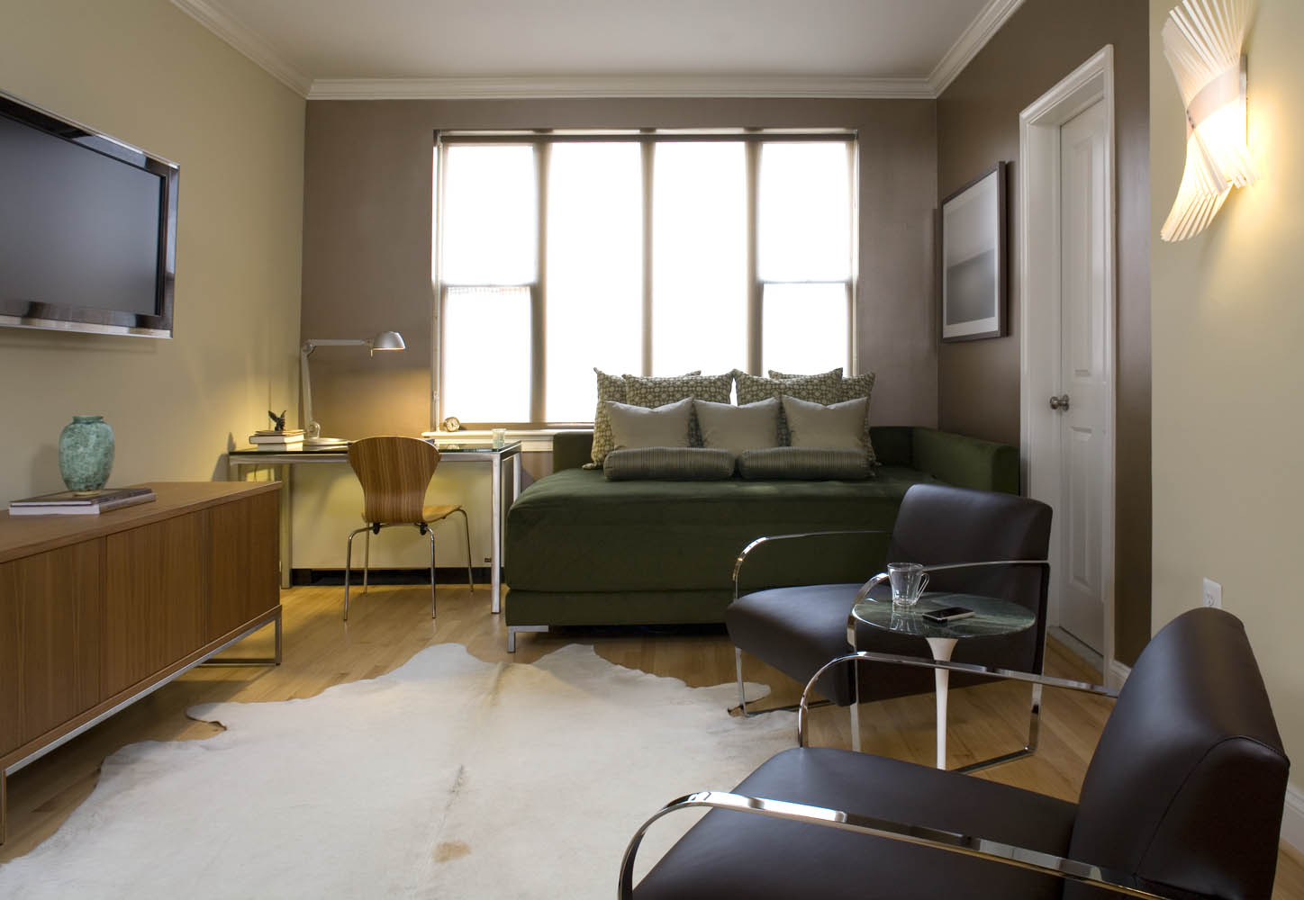 Идеи для однокомнатной квартиры в стиле минимализм