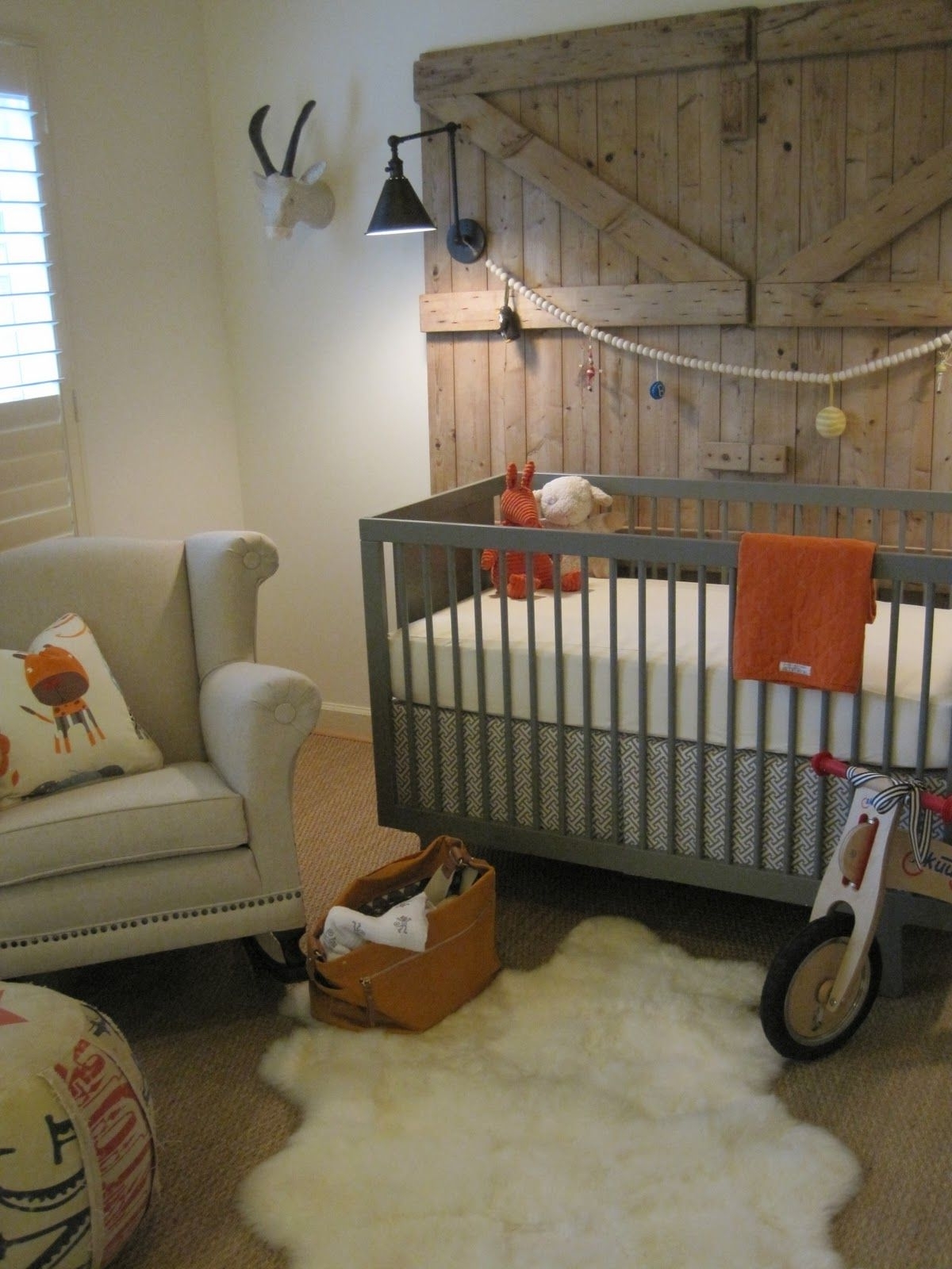 Комната для новорожденного в стиле кантри