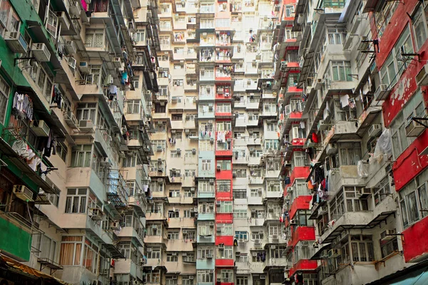 Старая квартира в Гонконге — стоковое фото