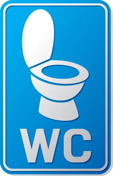 Знак wc — стоковый вектор