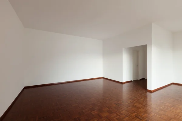 Белый квартиры интерьер — стоковое фото