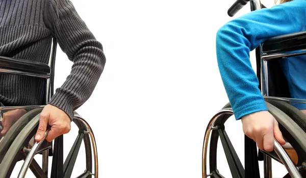 Инвалидной коляске — стоковое фото