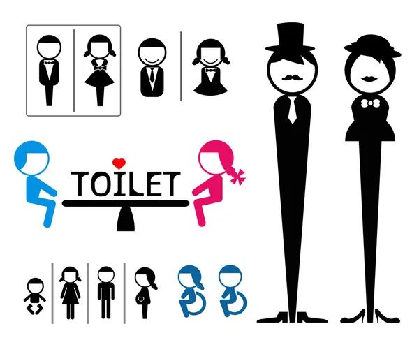 Туалетный знак — стоковый вектор