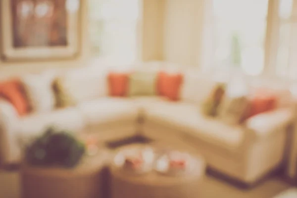 Затуманенное гостиная с диванами — стоковое фото