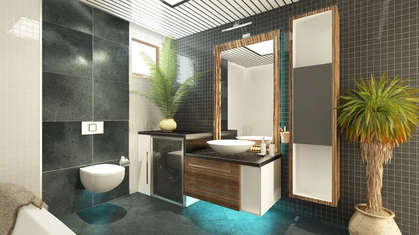 Дизайн ванной — стоковое фото