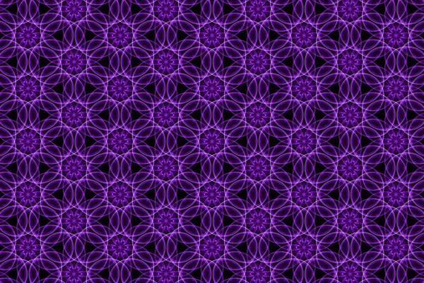 Бесшовные Темный Фиолетовый Кривой Линии Шаблон Абстрактный Фон Мозаика Фоновая — стоковое фото