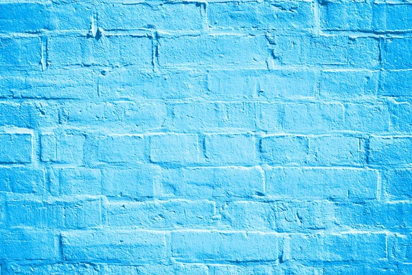 Синий кирпичной стены текстура фон — стоковое фото