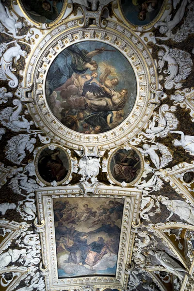 Фрески Потолке Дворец Дожей Венеция Венето Италия — стоковое фото