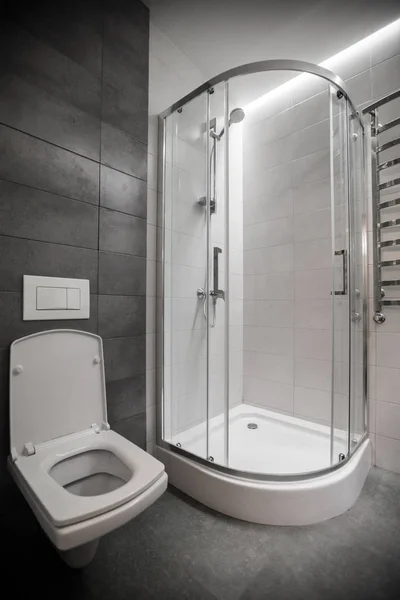 Shower Toilet Clean Shower Toilet — стоковое фото