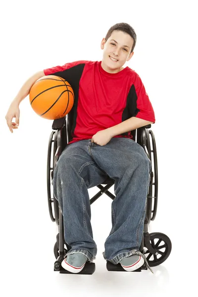 Инвалидов подросток спортсмен — стоковое фото